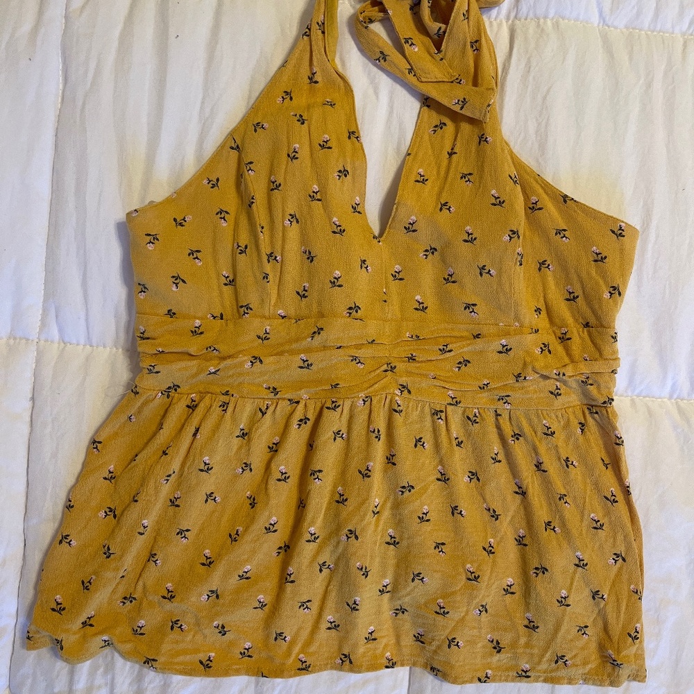 Beautiful floral halter top